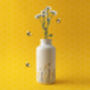 The Beekeeper Floral Ceramic Bottle Vase In Gift Box, thumbnail 1 of 6