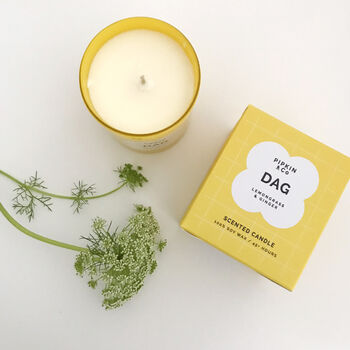 'Dag' Lemongrass And Ginger Scented Soy Candle, 2 of 8