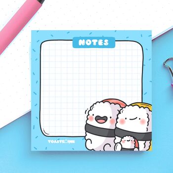 Sushi Sticky Notes | Cute Stationery, 2 of 5