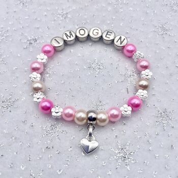 Personalised Butterfly Name Bracelet For Girls, 4 of 7