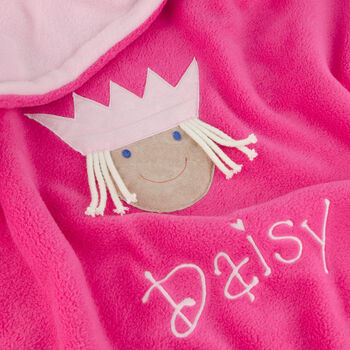 Princess Personalised Baby Blanket, 2 of 6