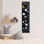Personalised Planets And The Night Sky Height Chart, thumbnail 1 of 5