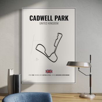 Cadwell Park F1 Track Print F1 Gift, Father's Day Gifts, 2 of 2