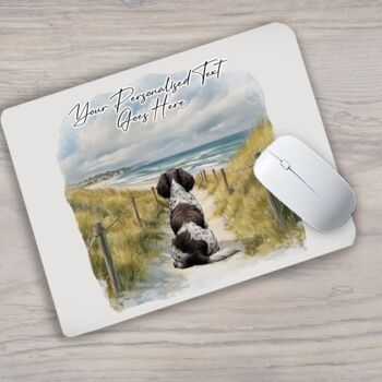 Personalised Springer Spaniel Dog Beach Walk Collection, 6 of 8