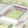 Burnley Fc Turf Moor Stadium Canvas, thumbnail 2 of 6