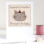 Personalised Cat Christmas Card For Her, Mum, Grandma, thumbnail 1 of 12