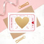 Personalised Love Token Scratch Card, thumbnail 4 of 5