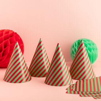 Candy Striped Party Hats, 6 of 6