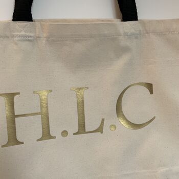 Personalised Initial Shopping Bag, 4 of 4