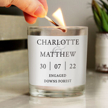 Personalised Special Date Scented Jar Candle, 3 of 3