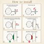 Minimalist Circle Ceramic Cabinet Knob, thumbnail 9 of 9