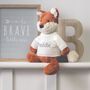 Personalised Orange Bashful Fox Soft Toy, thumbnail 1 of 5