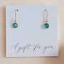 Swarovski Crystal Birthstone Earrings, thumbnail 4 of 11