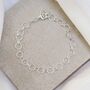 Sterling Silver Shimmer Link Bracelet, thumbnail 6 of 7
