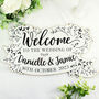 Personalised Botanical Wooden Wedding Sign, thumbnail 5 of 9