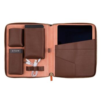 Personalised Luxury Leather Tech And Tablet Case, 9 of 12