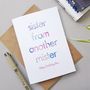 Sister From Another Mister | Birthday Card, thumbnail 2 of 4