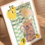 When Life Gives You Lemon Make Lemonade Wall Art Print | Digital Download, thumbnail 3 of 4