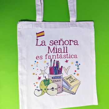 Personalised Spanish Teacher Bag, 2 of 12