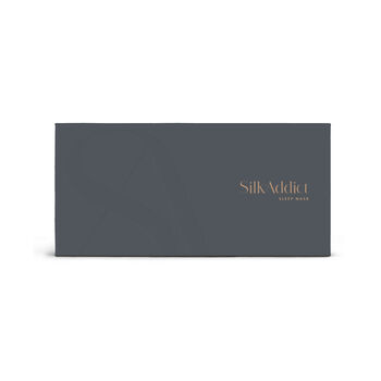 Silk Addict 100% Mulberry Silk Sleep Mask Charcoal, 5 of 5