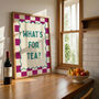 What's For Tea? Kitchen Art Print, thumbnail 3 of 5
