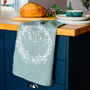 Christmas Linen Tea Towel, thumbnail 1 of 6
