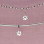 Sterling Silver Paw Print Charm, thumbnail 1 of 5