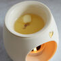 Handmade Porcelain Wax/Oil Burner With A Detachable Lid, thumbnail 9 of 12
