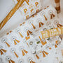 Personalised Christmas Rosette Wrapping Paper, thumbnail 4 of 4