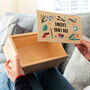 Personalised Craft Box With Sliding Lid, thumbnail 5 of 5