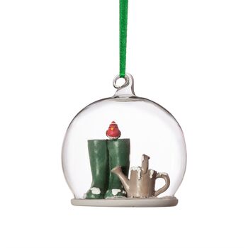 Personalised Gardening Glass Bauble, 2 of 2