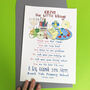 Personalised Thank You To My Teacher Print, thumbnail 11 of 11