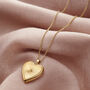 Sunburst Heart Locket Necklace, thumbnail 1 of 7