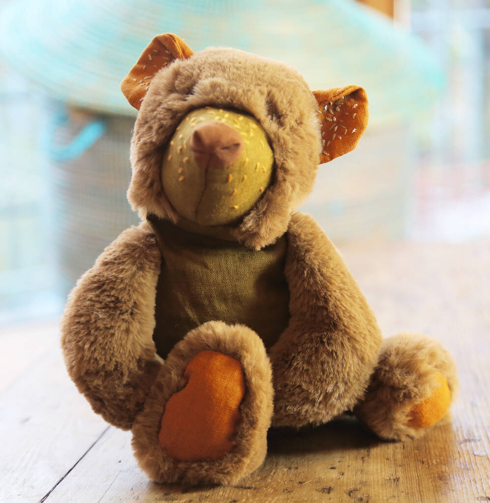 Plush Brown Teddy Bear Soft Toy, 1 of 5