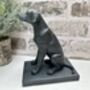 Set Of Two Bronzed Dog Bookends – Labrador And Spaniel, thumbnail 7 of 12