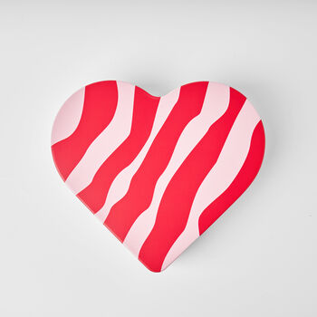 Heart Shaped Tin In Swedish Design Filled With Chocolate Truffles Kärlek, 3 of 9