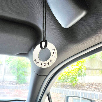 We Love You Car Charm Father's Day Driver Gift, 5 of 7