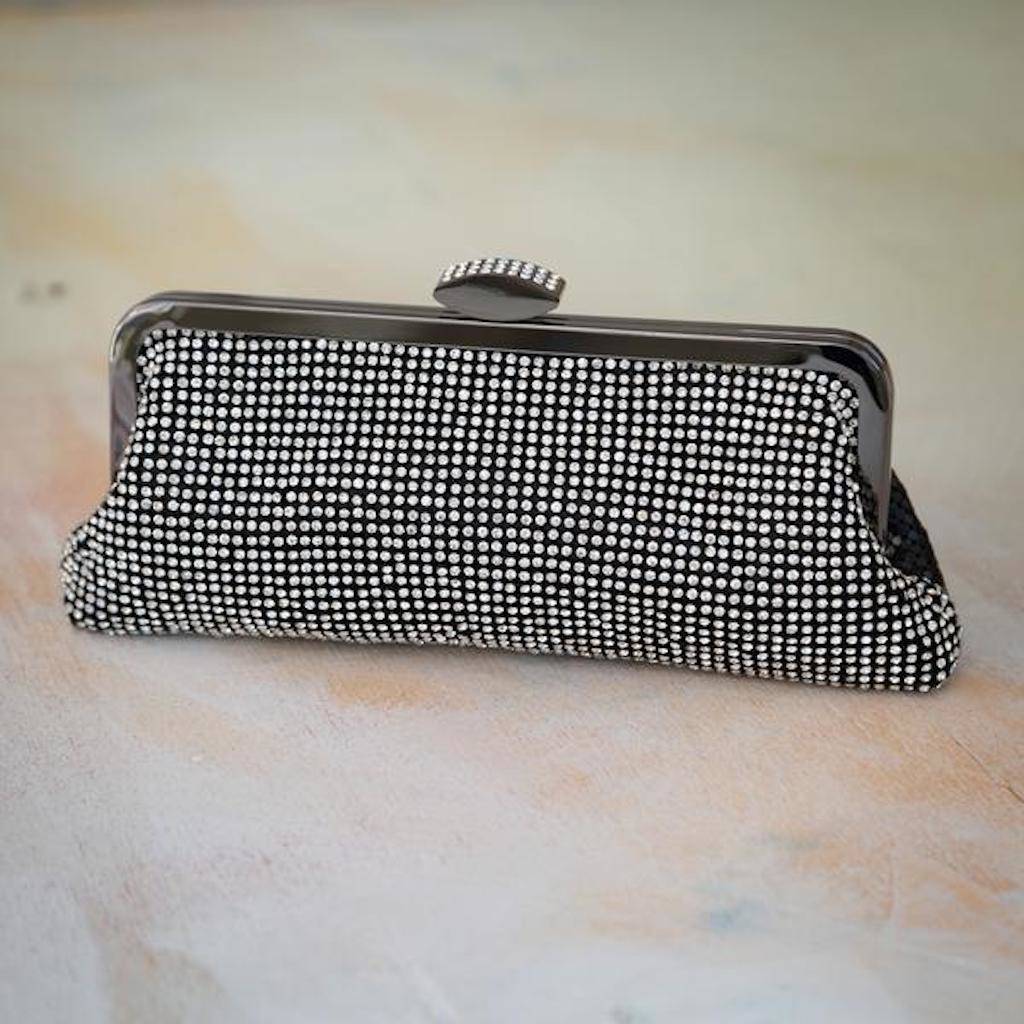jewel encrusted clucth bag by my posh shop