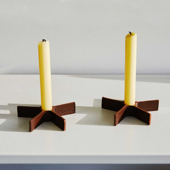 Candle Holders Premium Leather Diy Kit, 4 of 5