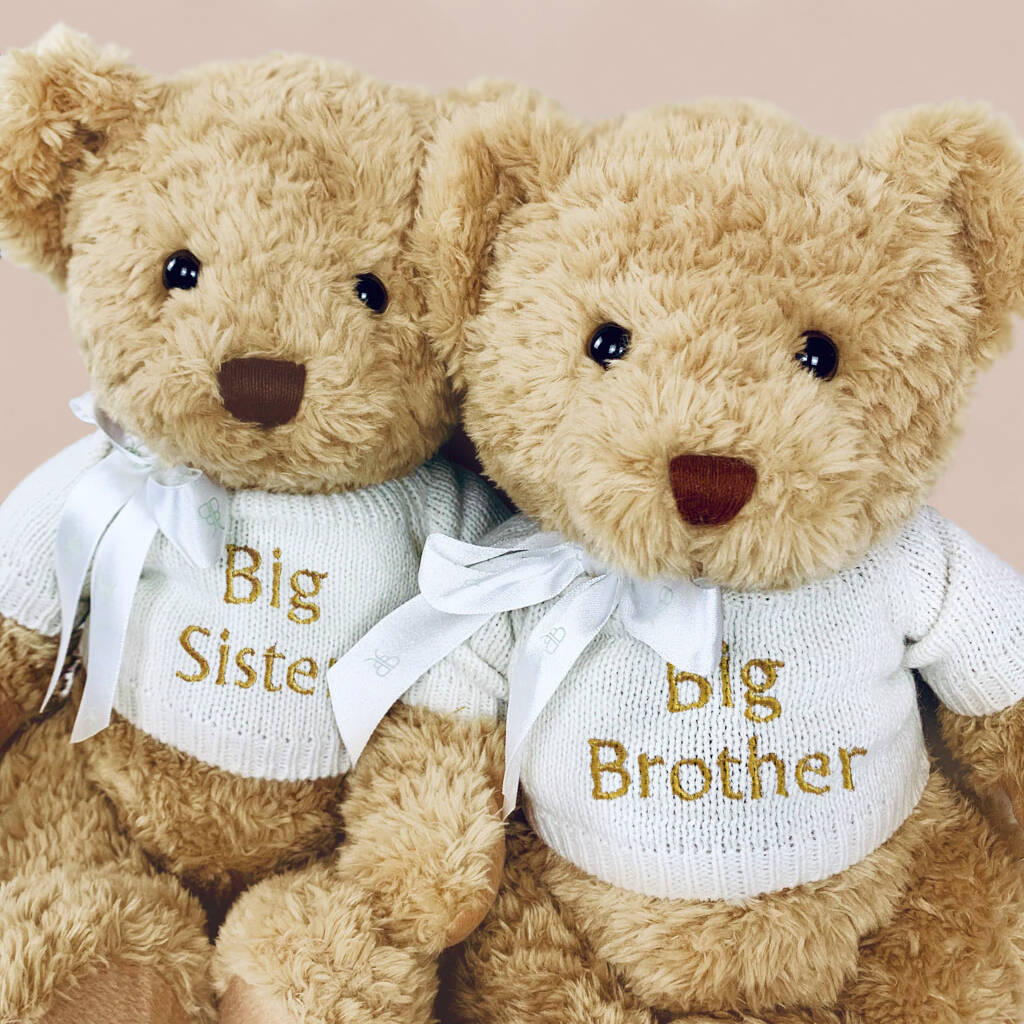 Personalised Big Brother Or Sister Teddy Bear, 1 of 7
