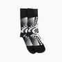 Dashiki Black Afropop Socks, thumbnail 2 of 2