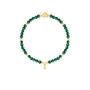 Malachite And Gold Beads Healing Crystals Bracelet Gift, thumbnail 3 of 6