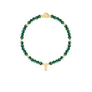 Malachite And Gold Beads Healing Crystals Bracelet Gift, 3 of 6