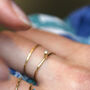 18ct Gold Tall Diamond Ring, thumbnail 3 of 5