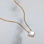 The Lucky Clover Mother Of Pearl Necklace, thumbnail 1 of 7