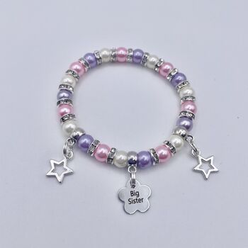 Personalised Sister Bracelet Or Cousin Charm Bracelet, 9 of 12