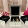 Glass Diamante Mirror Jewellery Box Home Decor Gift, thumbnail 2 of 10