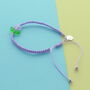 Personalised Macrame Tulip Flower Bracelet, thumbnail 2 of 9