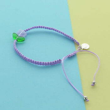 Personalised Macrame Tulip Flower Bracelet, 2 of 9