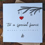 Personalised Christmas Card For Fiancé, thumbnail 1 of 4
